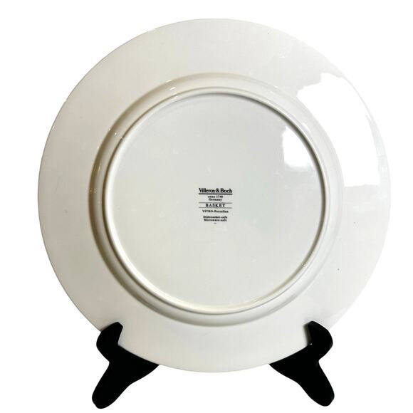 Villeroy & Boch 'Basket' Germany Vitro Porzellan 12.75" Round Chop Plate Platter - Picture 3 of 4